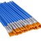 30-Piece Flat Paint Brush Set Small Brushes Bulk for Detail Painting